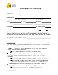 Document preview: Certification for Section 3 Business Concerns - City of Grand Rapids, Michigan
