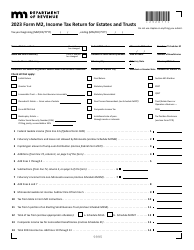 Document preview: Form M2 Income Tax Return for Estates and Trusts - Minnesota