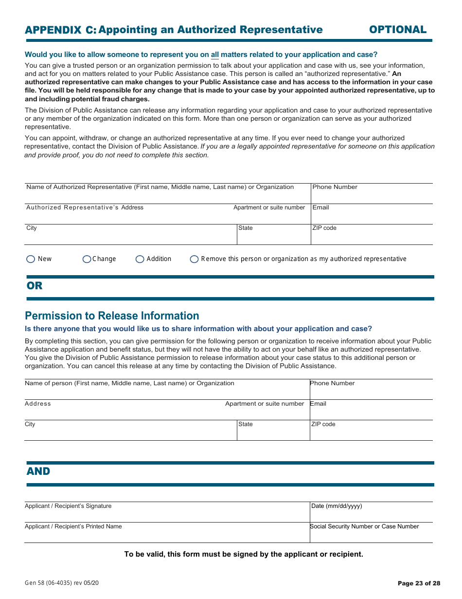 Form GEN50C Application for Services - Alaska, Page 23