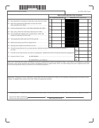 Form NJ-1040X New Jersey Amended Resident Income Tax Return - New Jersey, Page 4