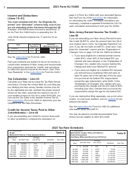 Instructions for Form NJ-1040X New Jersey Amended Resident Income Tax Return - New Jersey, Page 3