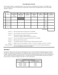 Form NJ-2210NR Underpayment of Estimated Tax by Nonresident Individuals - New Jersey, Page 4