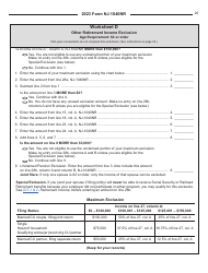 Instructions for Form NJ-1040NR New Jersey Nonresident Income Tax Return - New Jersey, Page 20