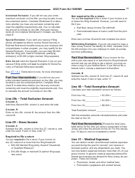 Instructions for Form NJ-1040NR New Jersey Nonresident Income Tax Return - New Jersey, Page 22