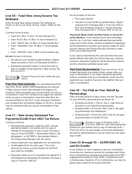Instructions for Form NJ-1040NR New Jersey Nonresident Income Tax Return - New Jersey, Page 26