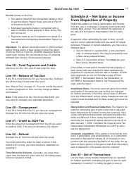 Instructions for Form NJ-1041 New Jersey Income Tax Fiduciary Return - New Jersey, Page 12