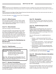 Instructions for Form NJ-1041 New Jersey Income Tax Fiduciary Return - New Jersey, Page 9