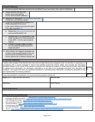 Spdes Permit Application Supplemental Information Form - New York, Page 2