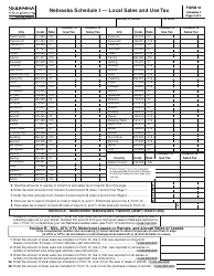 Form 10 Schedule I Local Sales and Use Tax - Nebraska, Page 3