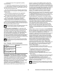 Instructions for IRS Form 990, 990-EZ Schedule A Public Charity Status and Public Support, Page 6