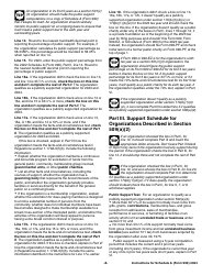 Instructions for IRS Form 990, 990-EZ Schedule A Public Charity Status and Public Support, Page 8