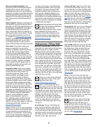 Instructions for Schedule LEP Request for Change in Language Preference, Page 5