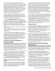 Instrucciones para IRS Formulario 943 (SP) Declaracion Del Impuesto Federal Anual Del Empleador De Empleados Agropecuarios (Spanish), Page 6