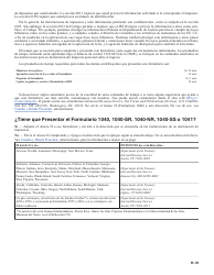Instrucciones para IRS Formulario 1040 (SP) X Anexo H Impuestos Sobre El Empleo De Empleados Domesticos (Spanish), Page 19