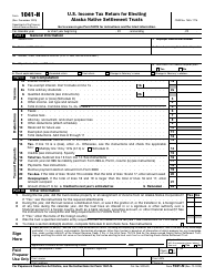 Document preview: IRS Form 1041-N U.S. Income Tax Return for Electing Alaska Native Settlement Trusts