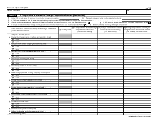 IRS Form 1120-S Schedule K-2 Shareholders&#039; Pro Rata Share Items - International, Page 13