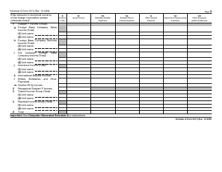 IRS Form 5471 Schedule Q Cfc Income by Cfc Income Groups, Page 3