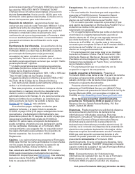 Instrucciones para IRS Formulario 8300 (SP) Informe De Pagos En Efectivo En Exceso De $10,000 Recibidos En Una Ocupacion O Negocio (Spanish), Page 2