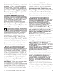 Instrucciones para IRS Formulario 8300 (SP) Informe De Pagos En Efectivo En Exceso De $10,000 Recibidos En Una Ocupacion O Negocio (Spanish), Page 3