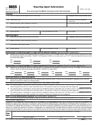 Document preview: IRS Form 8655 Reporting Agent Authorization