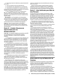 Instrucciones para IRS Formulario 8862 (SP) Informacion Para Reclamar Ciertos Creditos Despues De Haber Sido Denegados (Spanish), Page 4