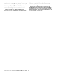 Instrucciones para IRS Formulario 8862 (SP) Informacion Para Reclamar Ciertos Creditos Despues De Haber Sido Denegados (Spanish), Page 5