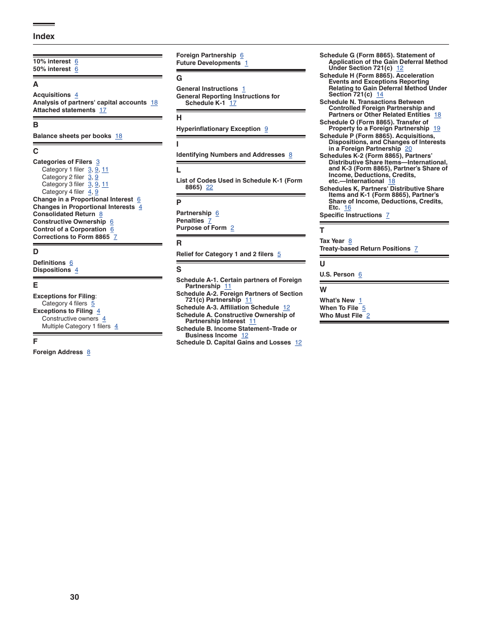 Instructions for IRS Form 8865 Return of U.S. Persons With Respect to Certain Foreign Partnerships, Page 30