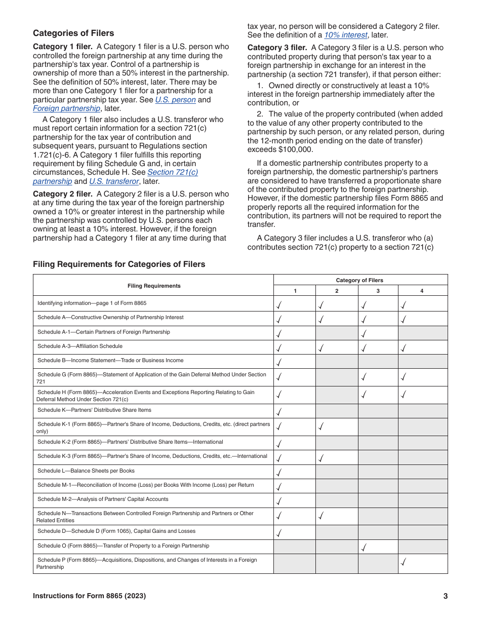 Instructions for IRS Form 8865 Return of U.S. Persons With Respect to Certain Foreign Partnerships, Page 3