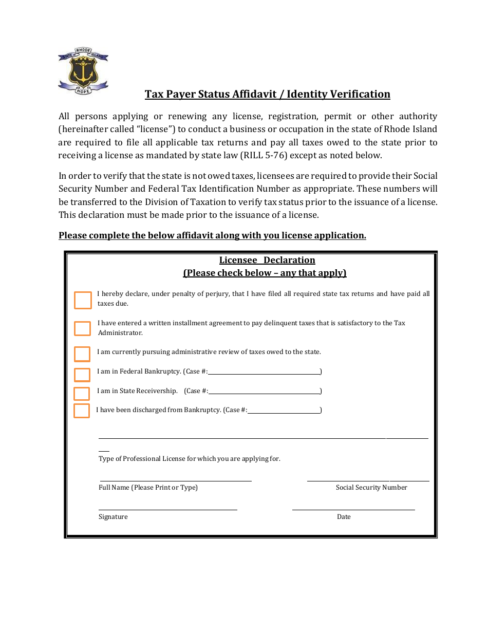 License Application - Occupational Physician (Only) - Rhode Island, Page 3