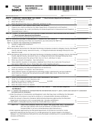 Maryland Form 500CRW (COM/RAD-007) Waiver Request for Electronic Filing of Form 500cr - Maryland, Page 3