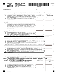 Maryland Form 500CRW (COM/RAD-007) Waiver Request for Electronic Filing of Form 500cr - Maryland, Page 5