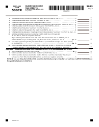 Maryland Form 500CRW (COM/RAD-007) Waiver Request for Electronic Filing of Form 500cr - Maryland, Page 9