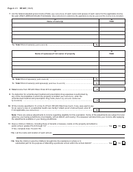 Form RP-467 Application for Senior Citizens Exemption - New York, Page 2