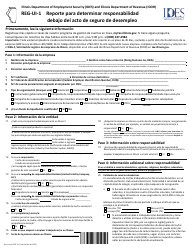 Formulario REG-UI-1 Reporte Para Determinar Responsabilidad Debajo Del Acto De Seguro De Desempleo - Illinois (Spanish), Page 2
