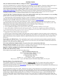 Foreign Limited Liability Partnership Statement of Qualification - Minnesota, Page 4