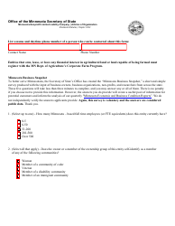 Minnesota Nonprofit Limited Liability Company Articles of Organization - Minnesota, Page 2