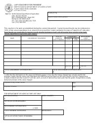 Form SFN19633 Lap Voucher for Payment - North Dakota
