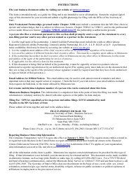 Minnesota Limited Liability Partnership Statement of Qualification - Minnesota, Page 4