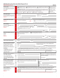 North Carolina Absentee Ballot Request Form - North Carolina, Page 2
