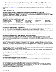 Form JD-GC-10 Attorney Registration Change of Information - Connecticut, Page 3