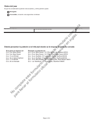 Formulario JD-CR-202S Peticion De Expurgacion &quot;cuenta Nueva&quot; Para Condenas Anteriores Al 1/1/2000 - Connecticut (Spanish), Page 2