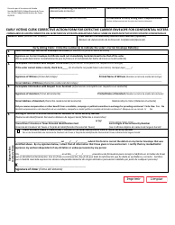 Formulario 6-16 Early Voting Clerk Corrective Action Form for Defective Carrier Envelope for Confidential Voters - Texas (Spanish), Page 2