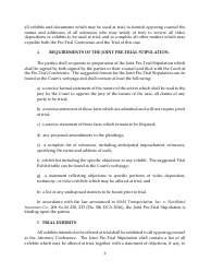 Ordeer Setting Case for Jury Trial and Pre-trial Conference and Matters to Be Completed Prior to Pre-trial Conference - Division B - Clay County, Florida, Page 2