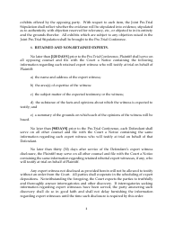 Ordeer Setting Case for Jury Trial and Pre-trial Conference and Matters to Be Completed Prior to Pre-trial Conference - Division B - Clay County, Florida, Page 3