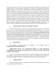 Ordeer Setting Case for Jury Trial and Pre-trial Conference and Matters to Be Completed Prior to Pre-trial Conference - Division B - Clay County, Florida, Page 5
