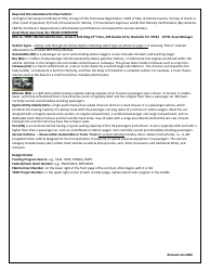 Vehicle Capital Asset Information Sheet - Multimodal Division - Tennessee, Page 2