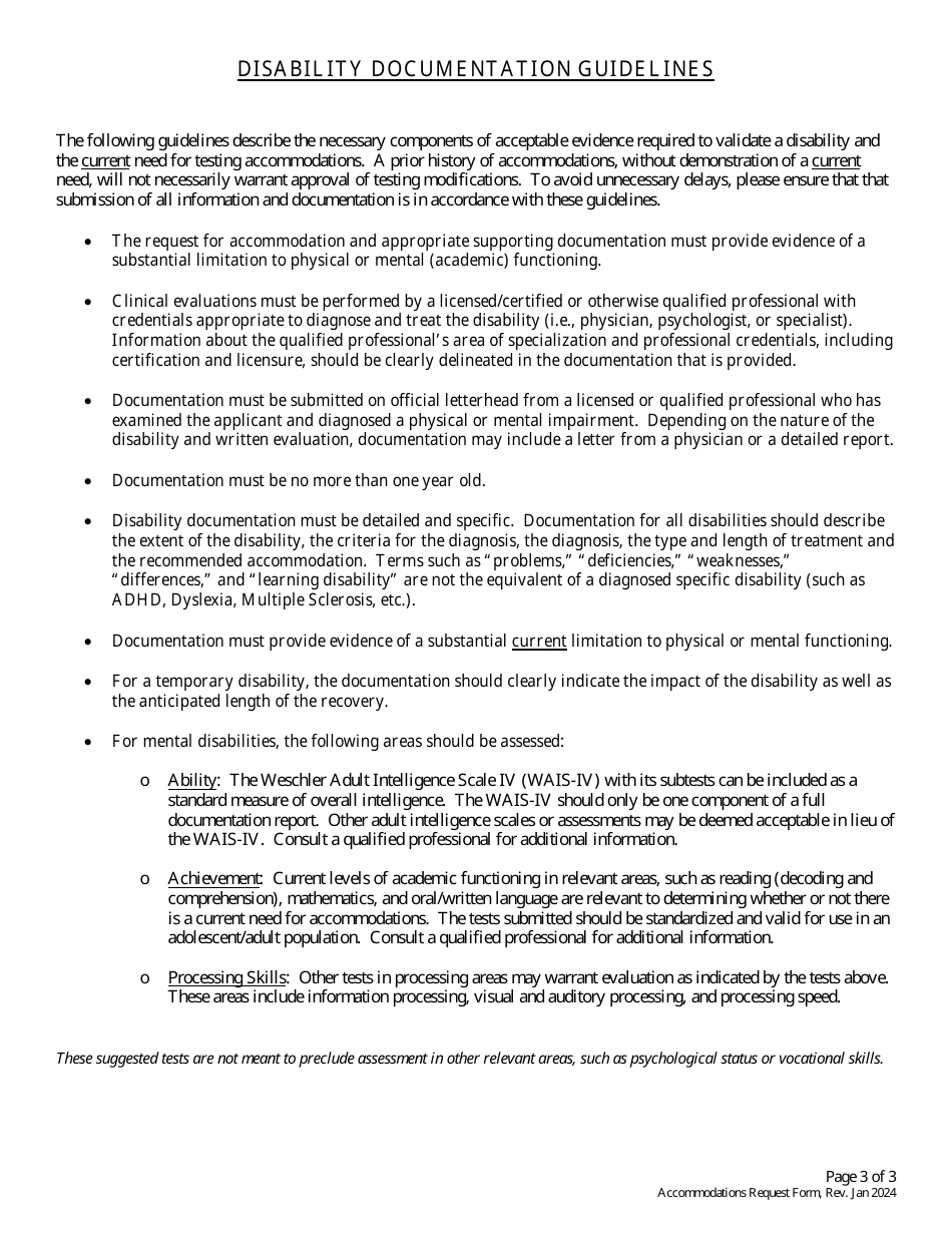 Form BPV-018 Request for Accommodations - Massachusetts, Page 3