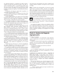 Instrucciones para IRS Formulario 1040 (SP) Anexo F Ganancias O Perdidas De Negocio Agropecuario (Spanish), Page 7