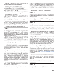 Instrucciones para IRS Formulario 1040 (SP) Anexo F Ganancias O Perdidas De Negocio Agropecuario (Spanish), Page 9
