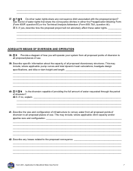 Form 600 Application for Beneficial Water Use Permit - Montana, Page 7